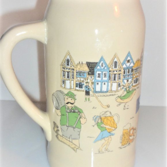 Tall STEAM WHISTLE Mug Octoberfest Beer Mug Soda Mug Pop Mug Advertising Mug - Picture 5 of 7